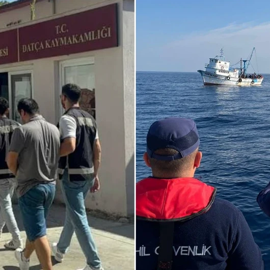 Datça açıklarında FETÖ operasyonu: 9 firari yakalandı