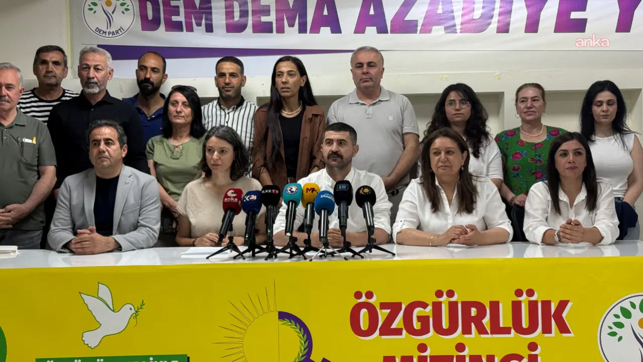 DEM Parti Diyarbakır'da Öcalan için özgürlük mitingi düzenliyor