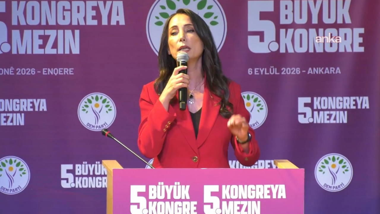 DEM Parti Kongresi: Hatimoğulları'ndan Öcalan, Demirtaş ve Yüksekdağ'a Selam