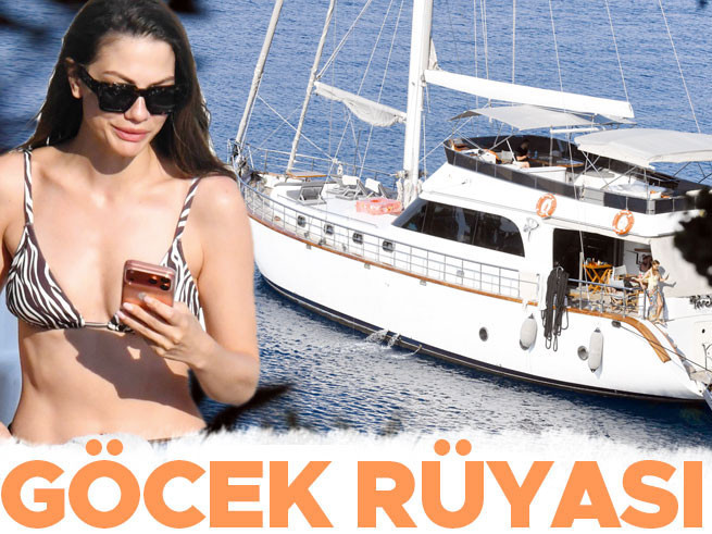 Demet Özdemir, Ailesiyle Göcek'te Tatil Keyfi