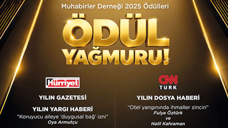 Demirören Medya'ya Muhabirler Derneği'nden 9 Ödül