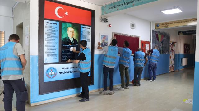 Denetimli Serbestlik Yükümlüleri Doğu'da Okulları Temizledi