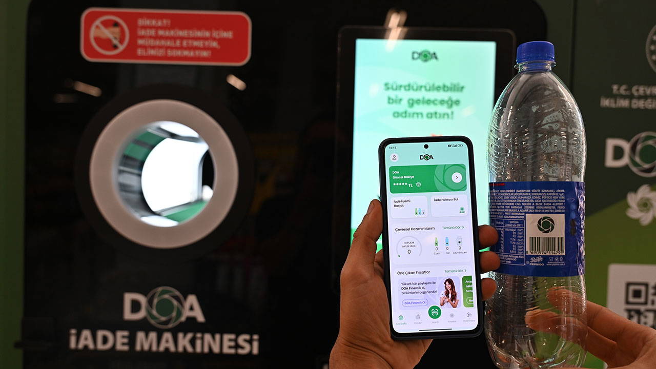 Depozito sistemi DOA ile ilk günde 1.5 milyon şişe toplandı