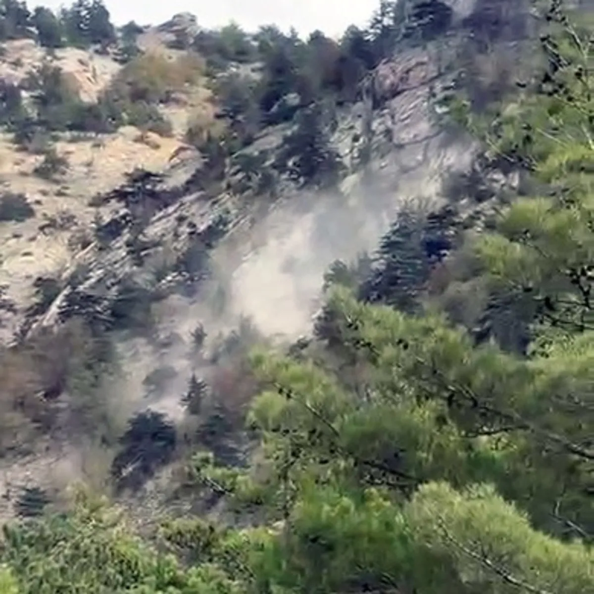 Deprem Anı Kamerada: Kozan'da Dev Kaya Kopması