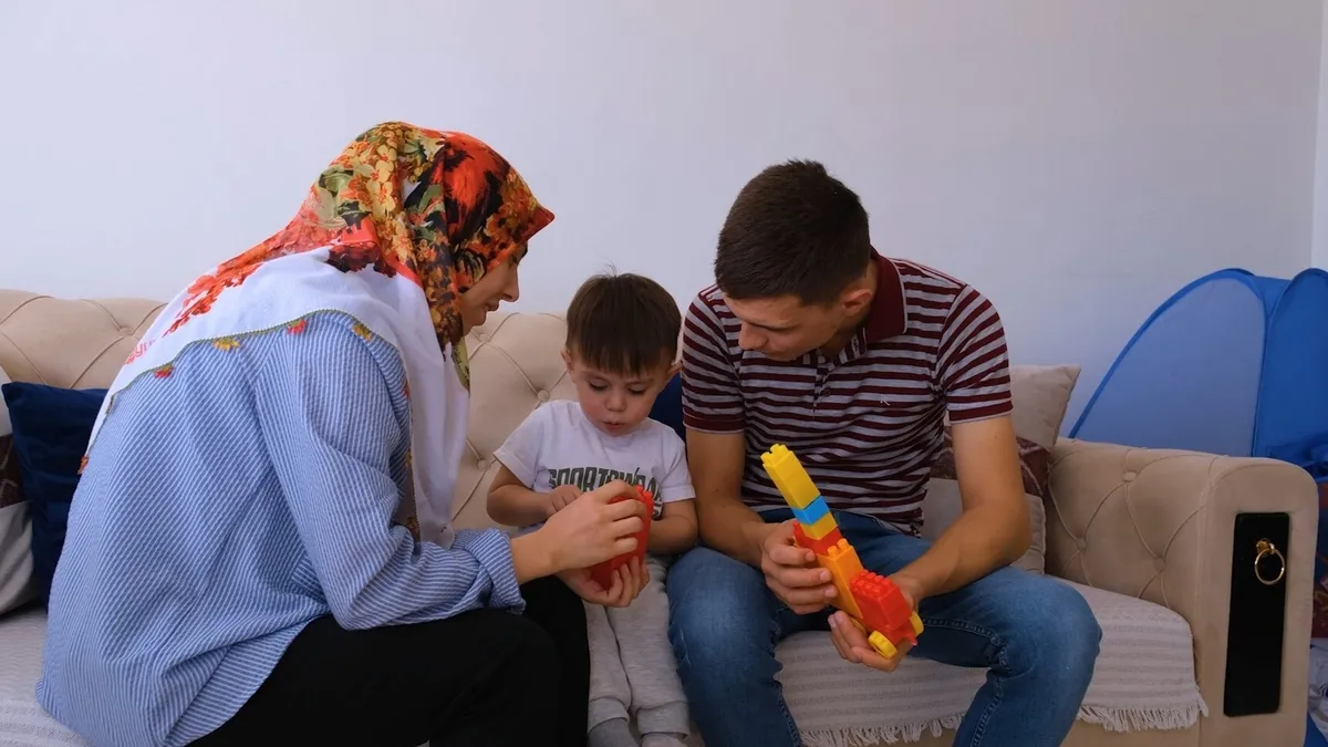 Depremzede çiftin yeni ev sevinci Bakan Kurum'dan paylaşıldı