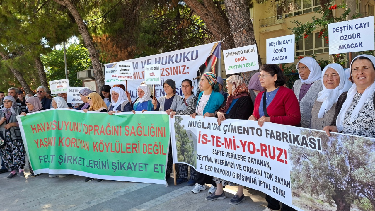 Deştinliler 8 haftadır çimento fabrikasına karşı adalet nöbetinde