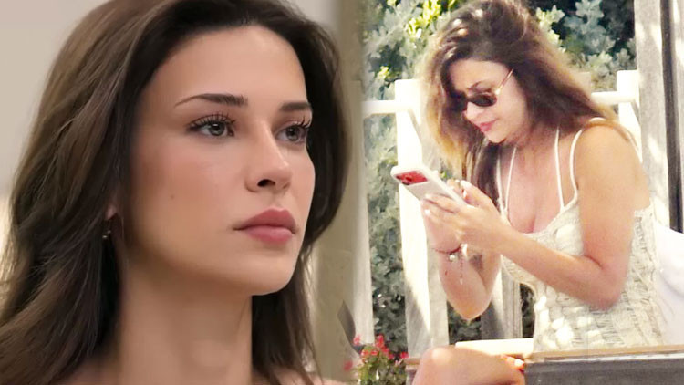 Devrim Özkan Bodrum'da Telefonla Görüntülendi