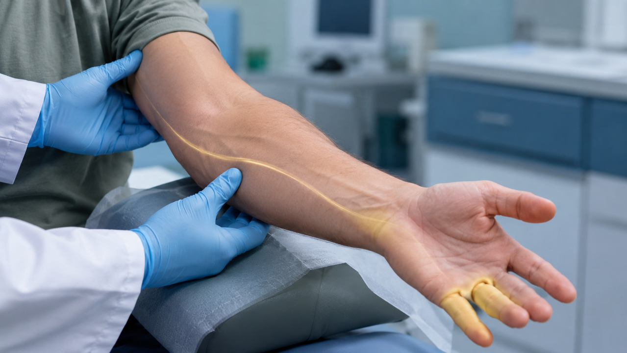 Dirsekteki Ulnar Sinir Sıkışması: Uyuşmanın Nedeni Belli Oldu