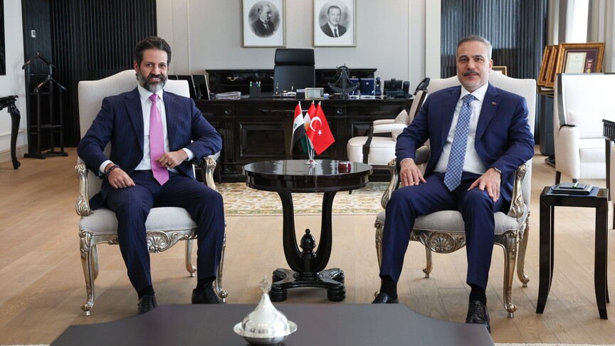 Dışişleri Bakanı Fidan, IKBY Başbakan Yardımcısı Talabani ile Görüştü
