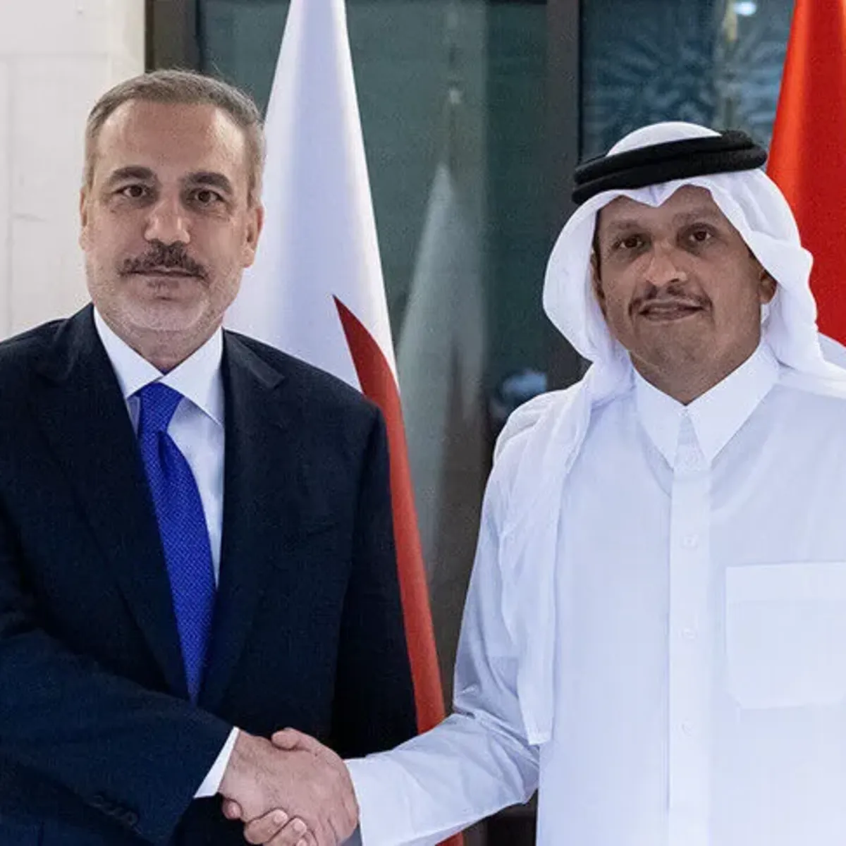 Dışişleri Bakanı Fidan, Katar Başbakanı Al Sani ile Görüştü