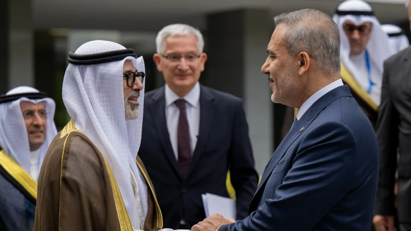 Dışişleri Bakanı Fidan, Kuveytli Mevkidaşı Sabah ile Görüştü