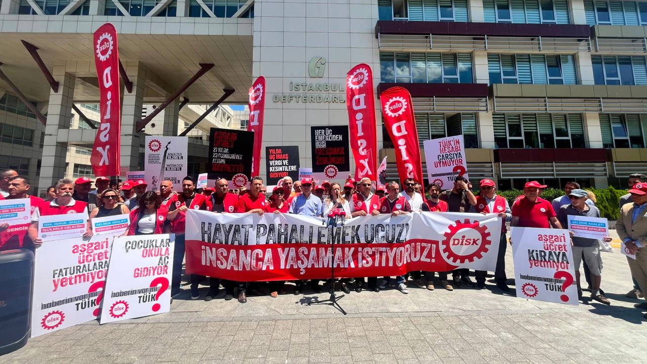 DİSK: Vergide ve gelirde adalet istiyoruz