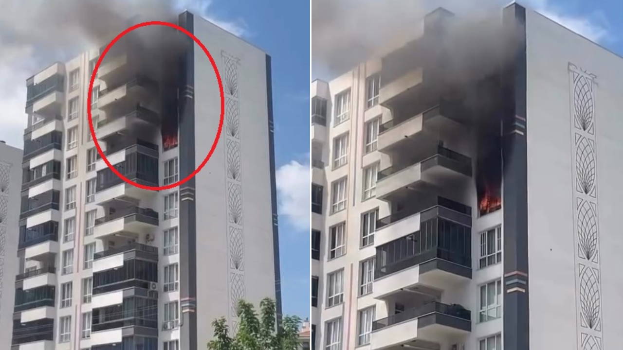 Diyarbakır'da 11 katlı binada yangın: 2 kişi dumandan etkilendi