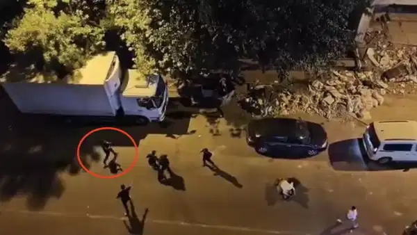 Diyarbakır'da kavga: 1 kişi silahla yaralandı, o anlar kamerada