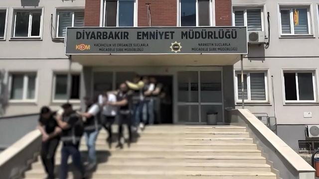 Diyarbakır'da suç örgütü operasyonu: 15 tutuklama