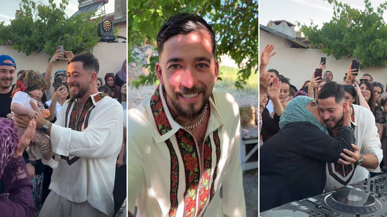 DJ Mahmut Orhan köy meydanında bayram coşkusu yaşattı