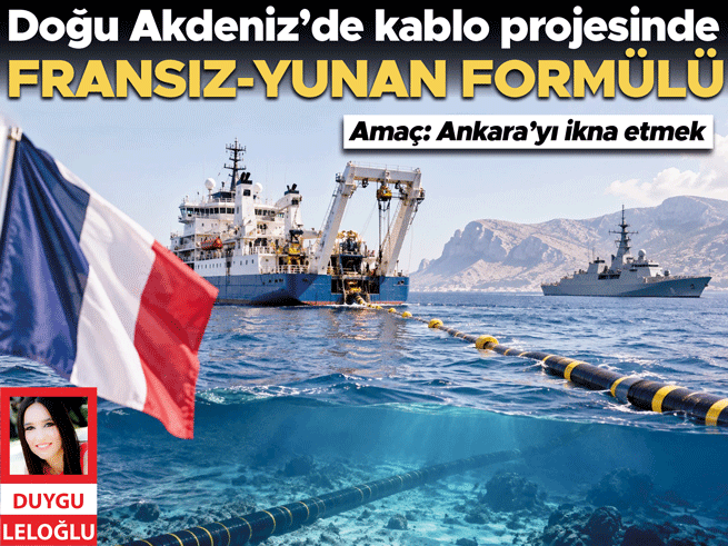 Doğu Akdeniz Kablo Projesi'nde Fransız-Yunan Formülü