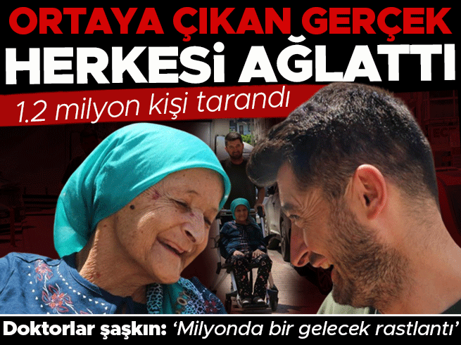 Doktorlar şaşkın: 'Bu milyonda bir gelecek rastlantı