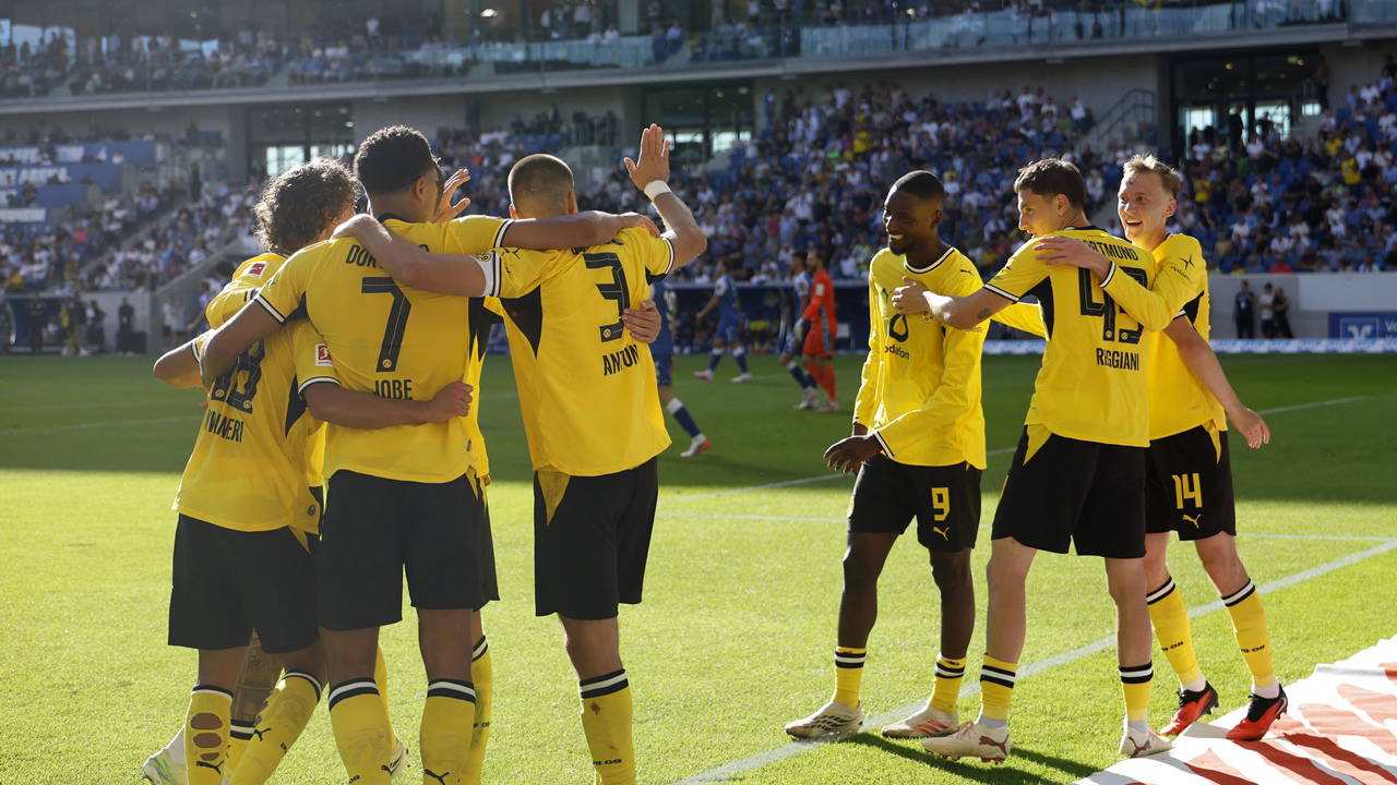 Dortmund, Hoffenheim'ı 2-0'dan 3-2 Yendi