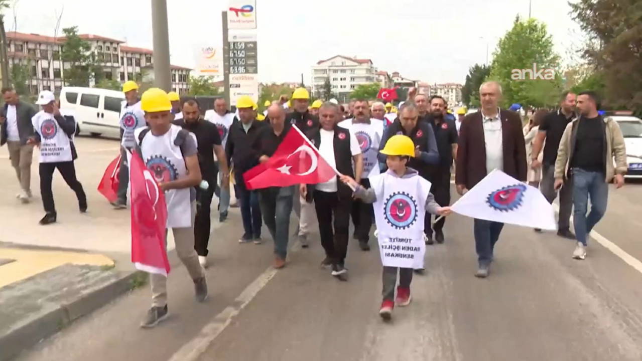 Doruk Madencilik işçileri Ankara yolunda: Hakkımızı alana kadar yürüyeceğiz