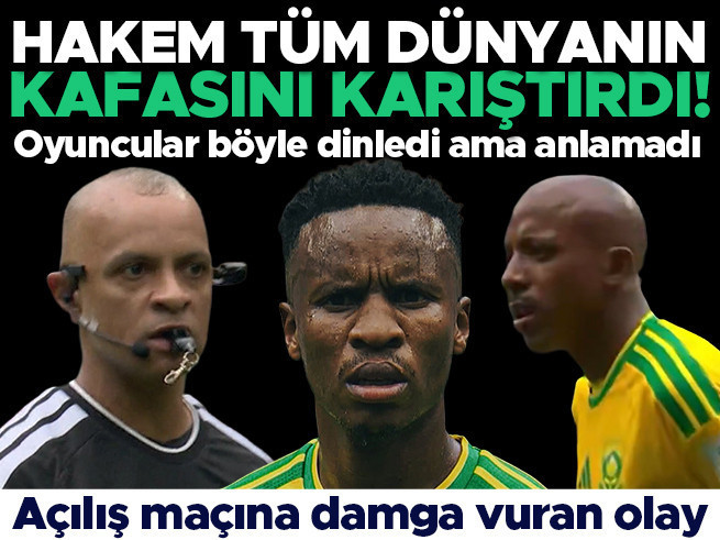 Dünya Kupası açılışında Sampaio fırtınası: Üç kırmızı kart, VAR anonsu