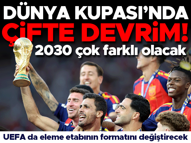 Dünya Kupası'nda çifte devrim: 2030'da 64 takım
