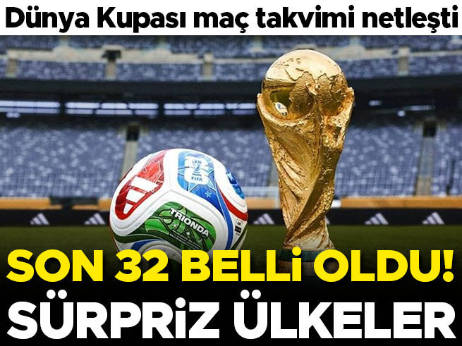 Dünya Kupası'nda Son 32 Takım Belli Oldu: Maç Takvimi Açıklandı