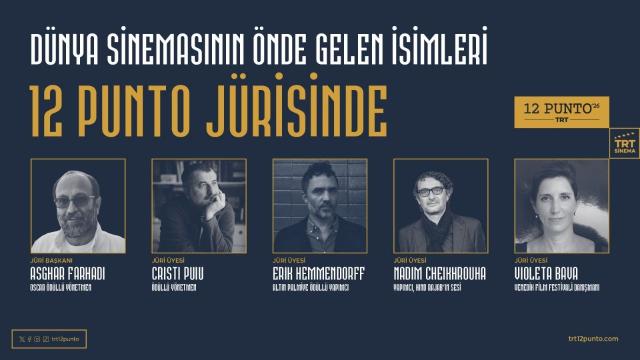 Dünya sinemasının devleri 12 Punto 2026 jürisinde buluşuyor