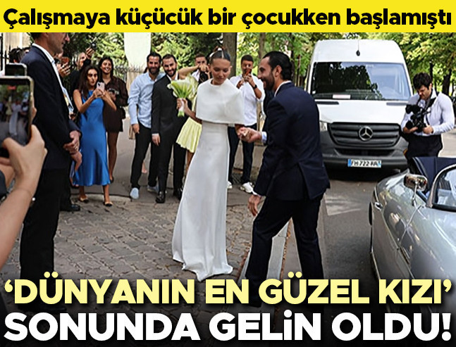 Dünyanın En Güzel Kızı Olarak Anılan Ünlü Model Evlendi