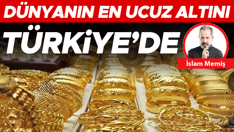 Dünyanın En Ucuz Gram Altını Türkiye'de Satılıyor