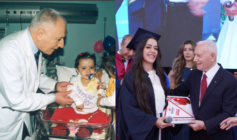 Duygu dolu mezuniyet: Diplomasını hayat kurtaran hocasından aldı
