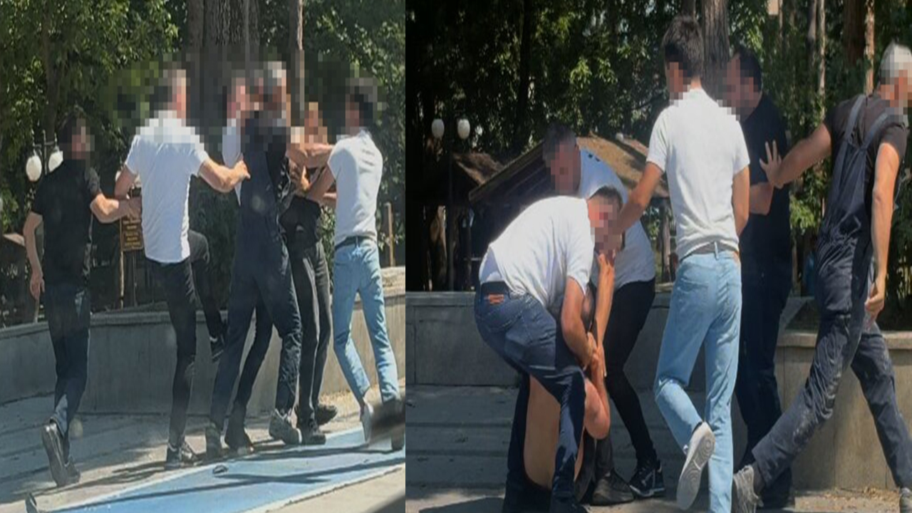 Düzce'de alışveriş merkezi önünde tartıştıkları kişiyi döven 4 şüpheli gözaltına alındı