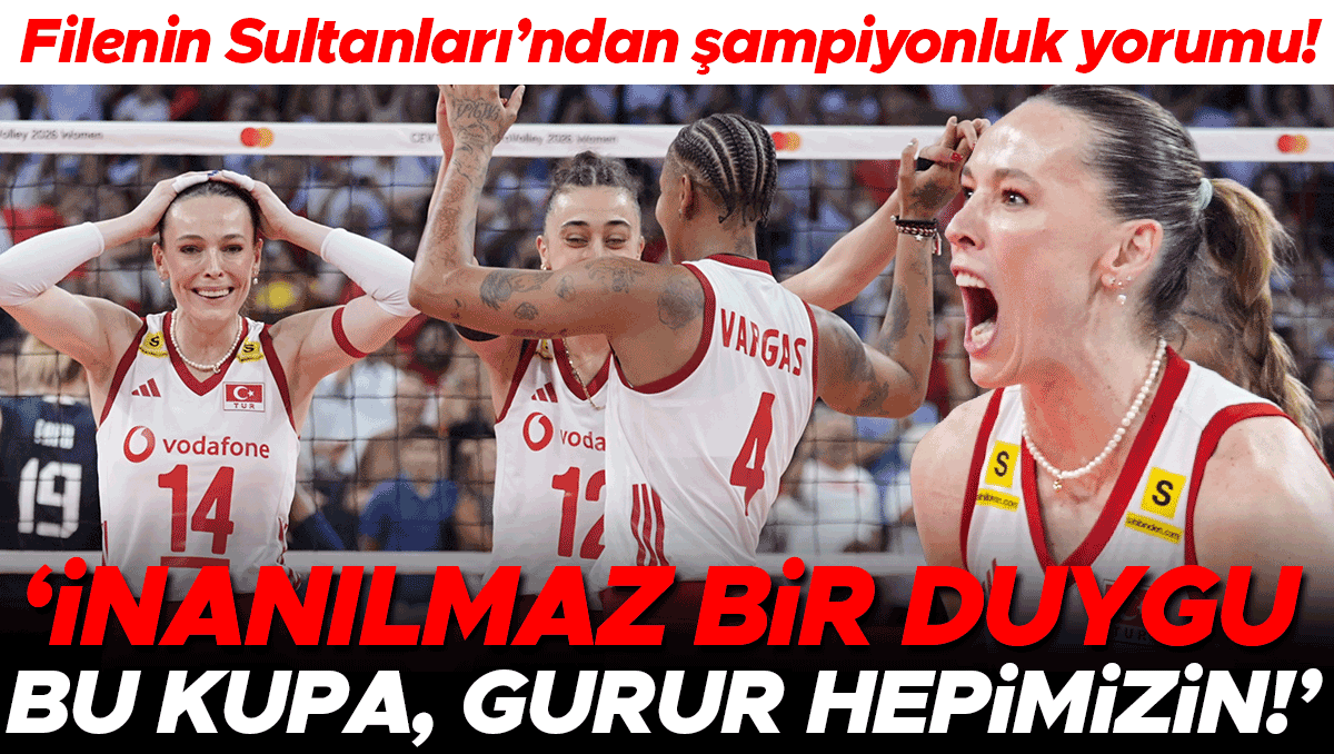 Eda Erdem'den Şampiyonluk Sözleri: 'Bu Kupa Hepimizin