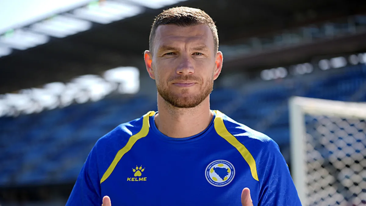 Edin Dzeko: Favori ABD Ama Biz de Kalitemizi Göstereceğiz