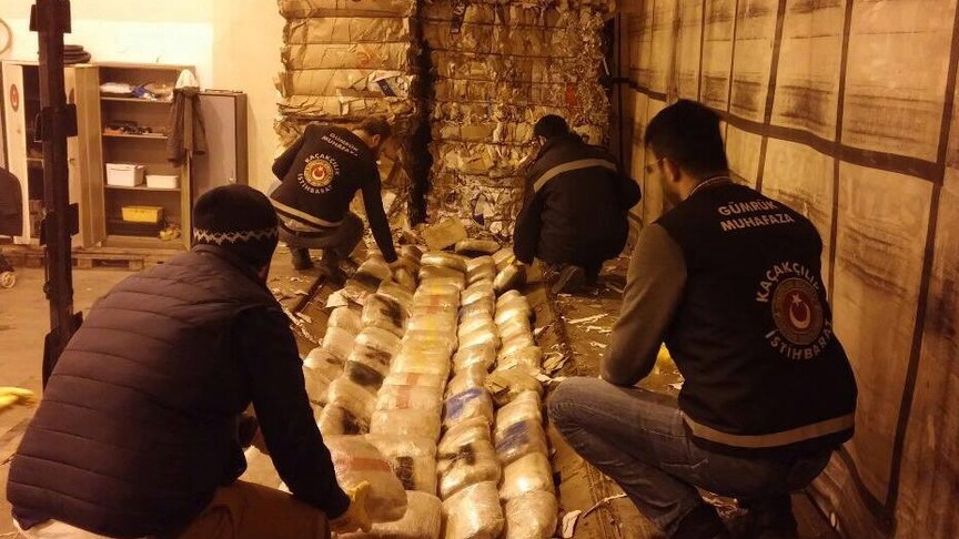 Edirne İpsala Gümrük Kapısı'nda 4,3 ton uyuşturucu ele geçirildi