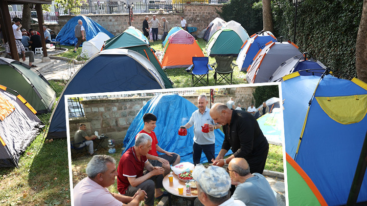 Edirne'de Kırkpınar tutkusu: Otel bulamayanlar çadır kurdu
