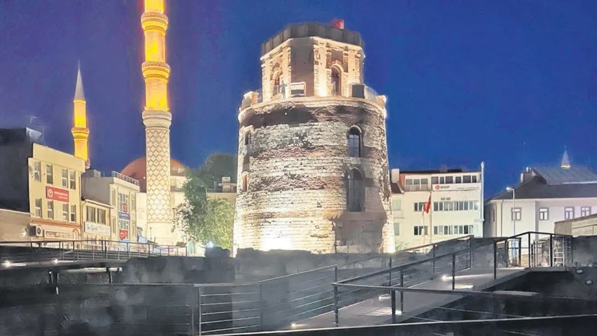 Edirne'nin Makedonya Kulesi restore edilerek ziyarete açıldı