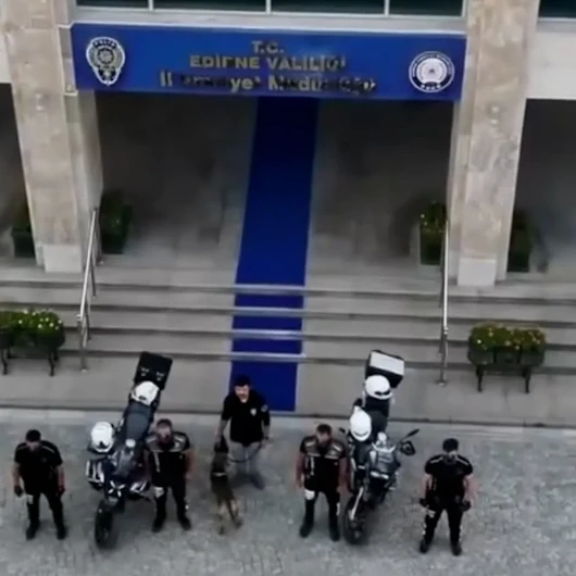 Edirne'de Narkotik Timleri Motorlu Denetime Geçti
