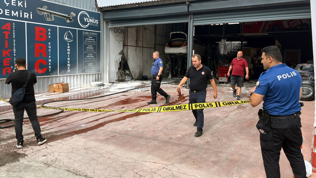 Edirne'de sanayi sitesindeki patlamada 1'i ağır 2 yaralı
