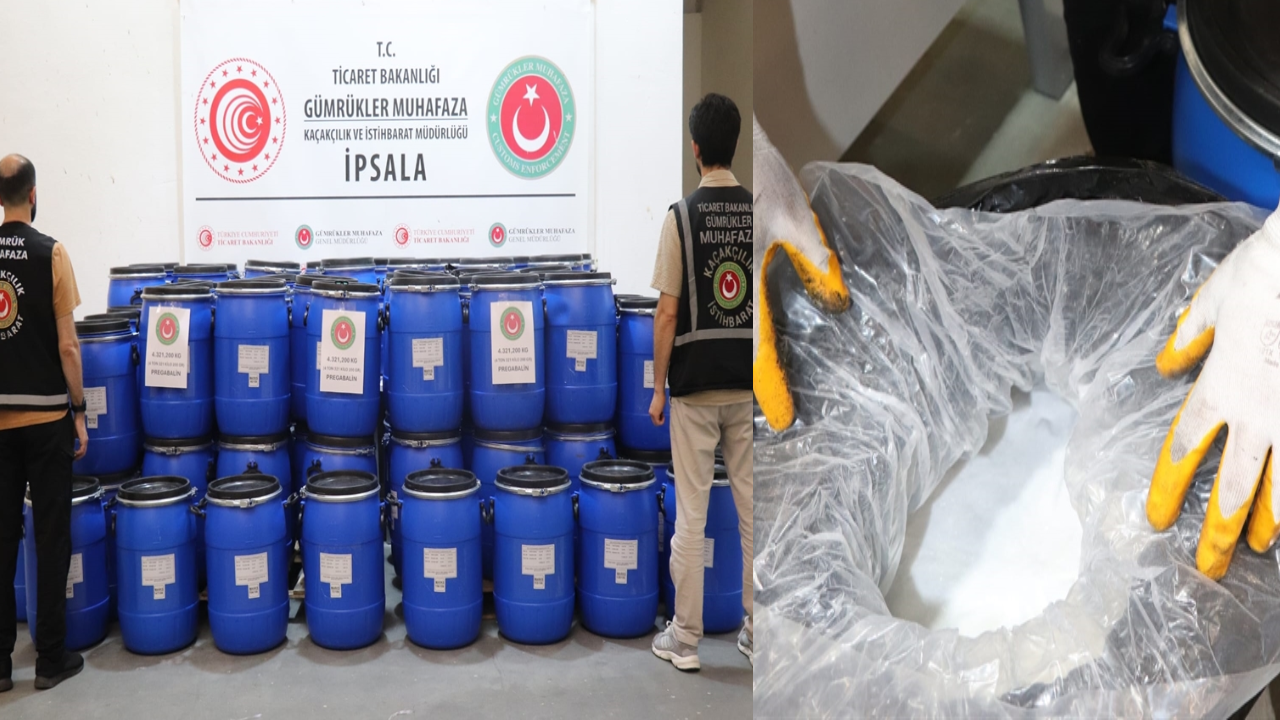 Edirne'de dev operasyon: İpsala Gümrük Kapısı'nda 4 ton uyuşturucu ele geçirildi