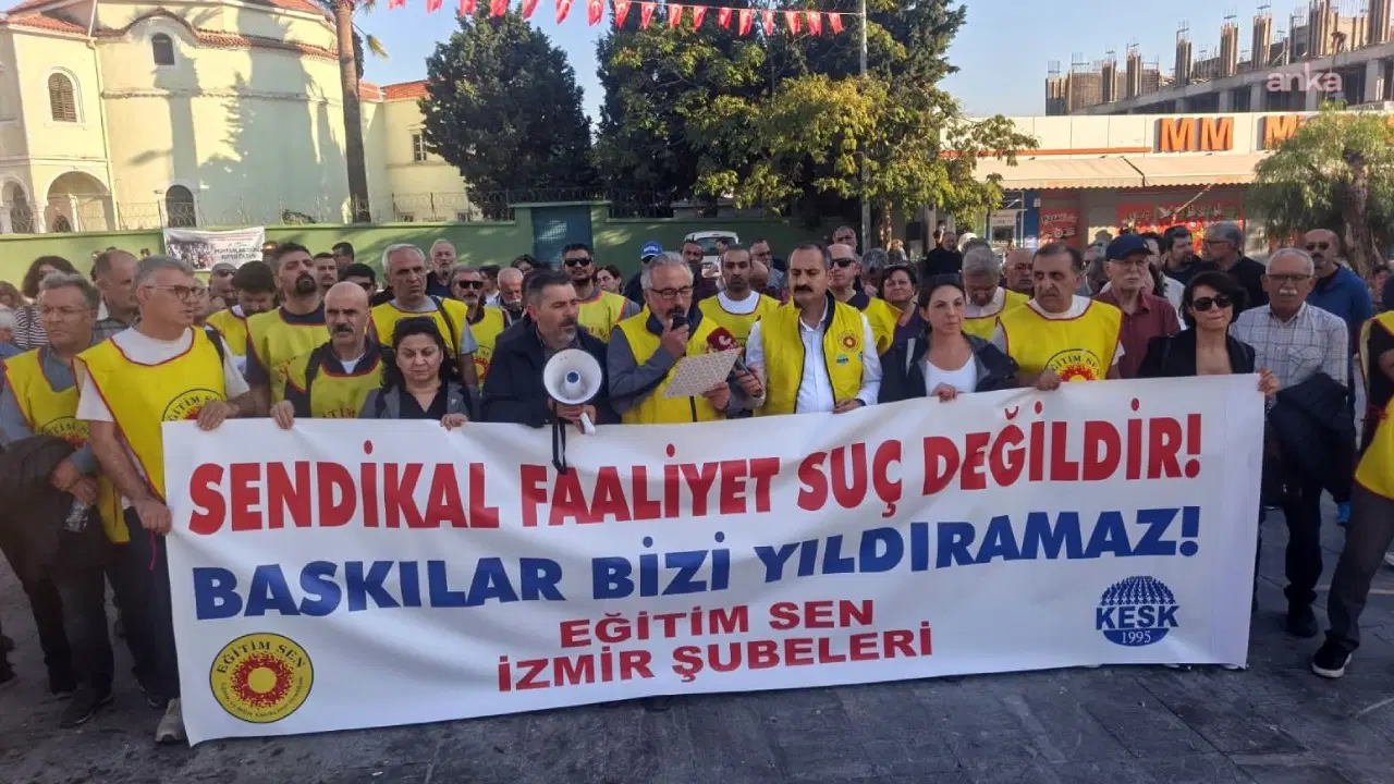 Eğitim-Sen'den Gözaltılara Tepki: Sendikal Faaliyetimiz Engelleniyor