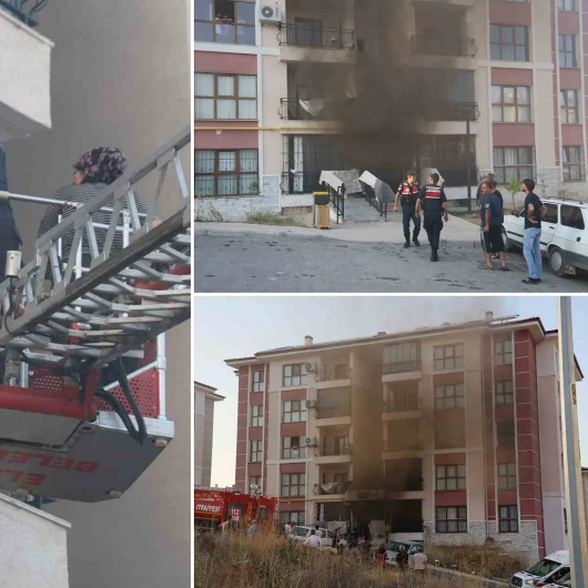 Elazığ'da Bodrum Katında Yangın: 16 Kişi Kurtarıldı