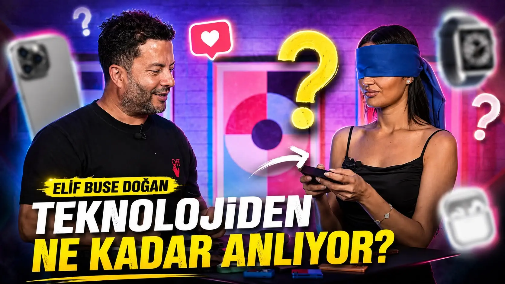 Elif Buse Doğan, Gözü Kapalı Teknolojik Cihazları Tahmin Etti