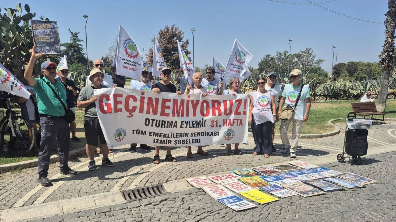 Emekliler 31. Haftada İzmir'de: 'Yaşamak İçin Direniyoruz