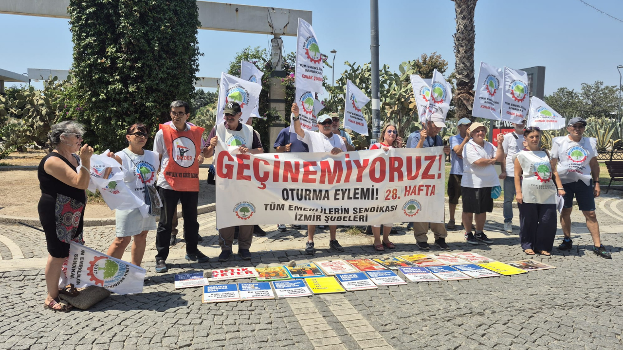 Emeklilerden 28 Haftadır Eylem: 'Sadaka Değil Toplu Sözleşme