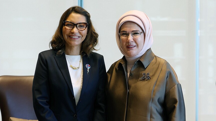 Emine Erdoğan, Brezilya First Lady'si Silva ile görüştü