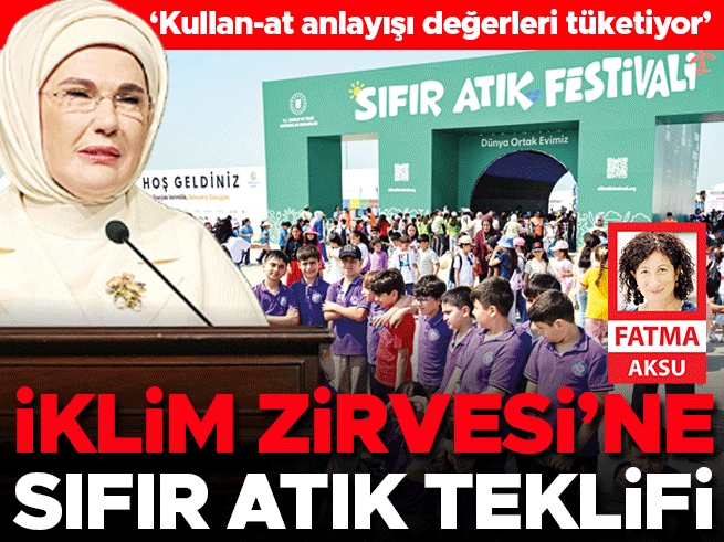 Emine Erdoğan: Kullan-at anlayışı değerleri tüketiyor