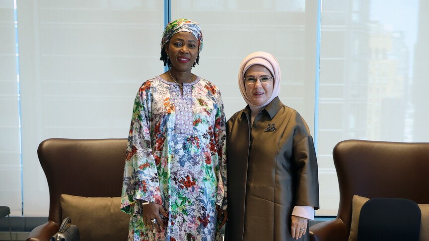 Emine Erdoğan, Sierra Leone First Lady Fatima Bio ile görüştü