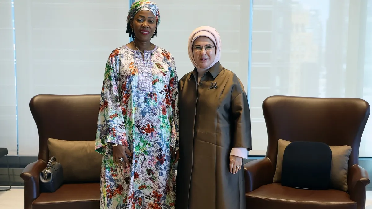 Emine Erdoğan, Sierra Leone First Lady'si ile New York'ta görüştü
