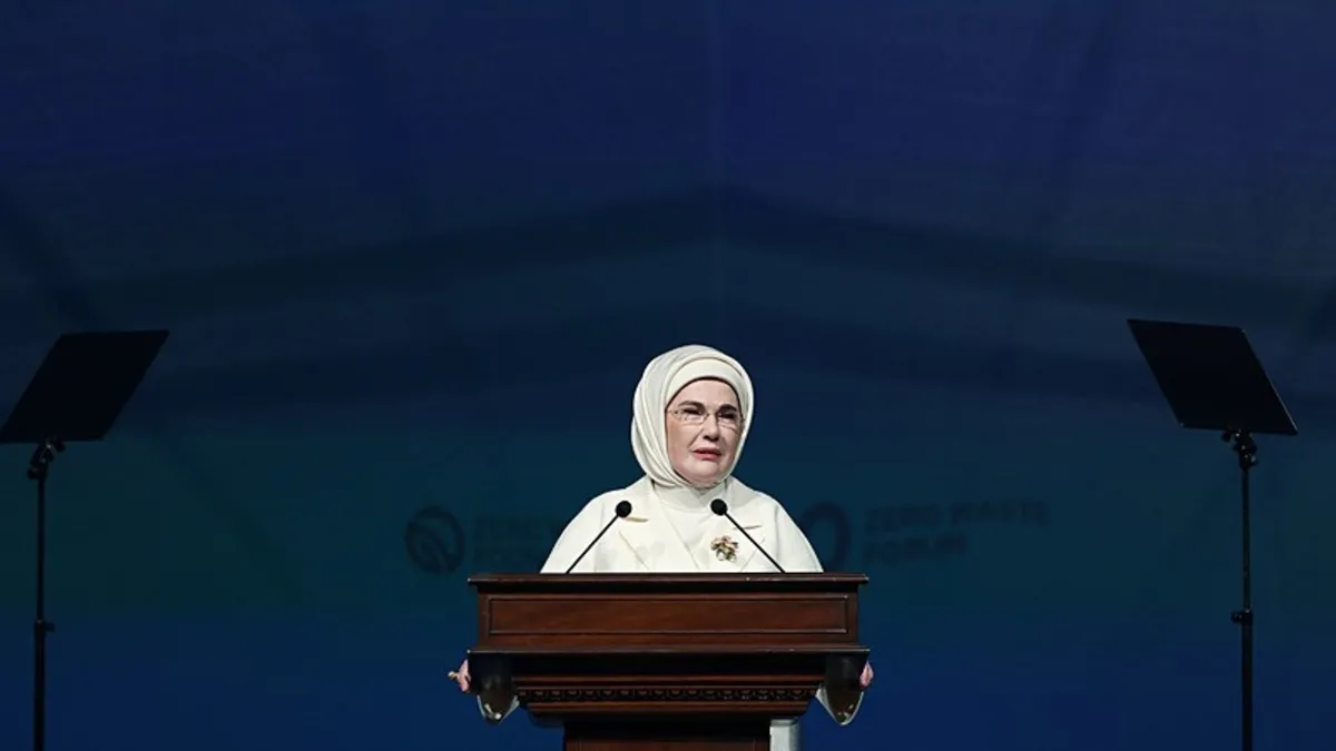 Emine Erdoğan: Sıfır atık iklim eylemidir, küresel iş birliği şart